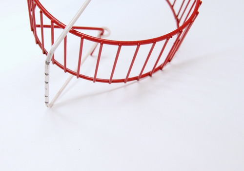 Imagen 2 de 2 de Rueda Roja Para Hamster Para Pegar O Soldar