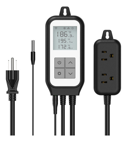 Toma De Control De Temperatura Inteligente Pantalla Digital