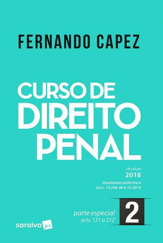 Curso De Direito Penal Vol 2 - Capez - Saraiva - 18 Ed