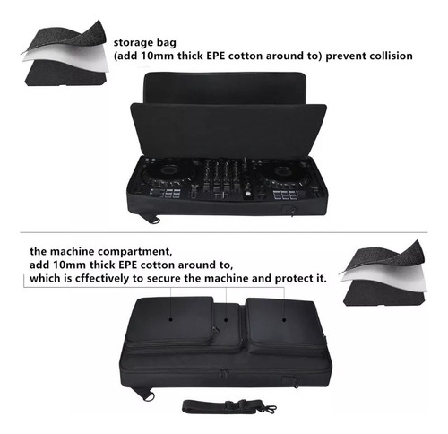 Funda Dj Portátil Para Pioneer Ddj-flx6 Ddj-sx3/sx2/sx
