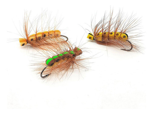 3 Unidades De Iscas De Pesca Com Mosca, Iscas Artificiais, I
