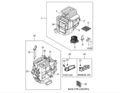 Imagen 4 de 6 de Filtro Polen Original Ssangyong New Actyon Sports 2012-2019