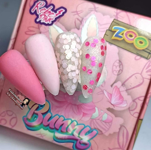 Acrilico Wapizima Coleccion De 4 Pzs Para Uñas - Color Bunny