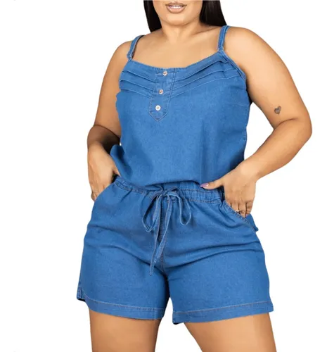 Jardineira jeans calça mercado livre sale