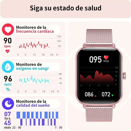 Bluetooth Sport Smart Watch Mujer Smartband Hombre Impermeab