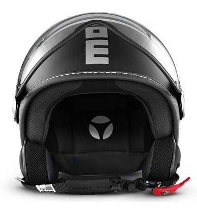 Casco Abierto Momo Evo Mate Cafe Racer Italiano Visor Solar
