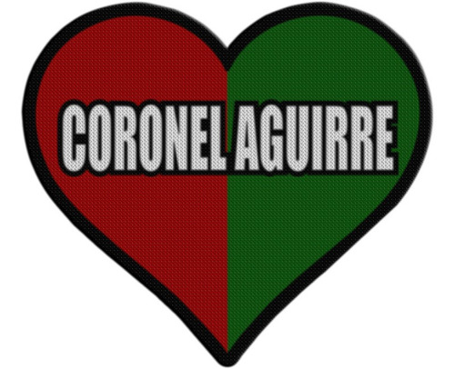 Parche Termoadhesivo Corazon Coronel Aguirre