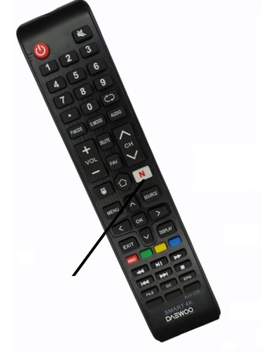 Control Remoto Para Daewo Smart Tv Entrega Inmediata