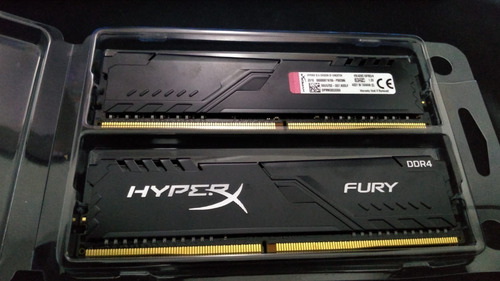 Imagem 2 de 3 de Memória Hyperx Fury, 8gb (2x4gb), 2666mhz, Ddr4, Cl16, Preto