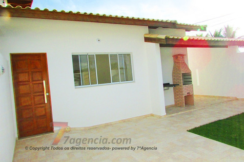 Imagem 3 de 24 de Casa Em Itanhaem Nova 2 Dorms Sendo 1 Suite Piso Porcelanato Espaço Gramado Garagem 3 Carros