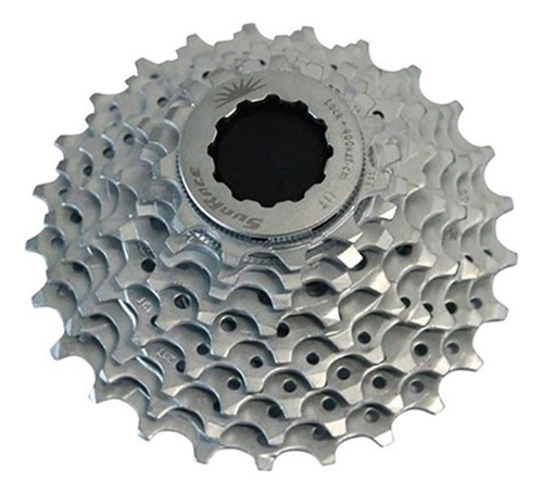 Piñón Sunrace Cassette 9v (11-25) Ruta- Nickel/plateado