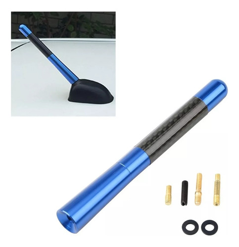 Antena Azul Radio Fibra Carbon Dodge Ram1500 Pickup 5.7 2003