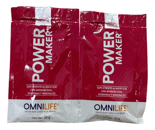 1 Sobre Power Maker 10g Sabor Naranja