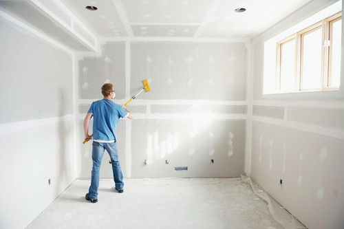 Imagen 2 de 8 de Comodin Enduido Plástico Interior Colorin 4 Lt Ogus