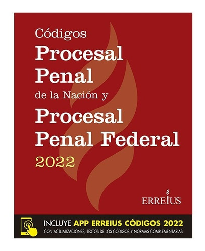 Imagen 1 de 1 de Código Procesal Penal Nación + Procesal Federal - Erreius