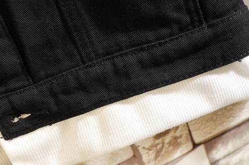 Versión Coreana De Los Hombres De Mezclilla Casual Chaqueta