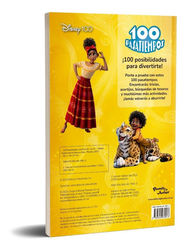 100 Pasatiempos Trivias Sudokus Acertijos Y Más Disney