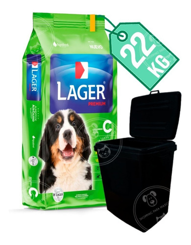 Comida Perro Cachorro Lager Premium 22 Kg + Obsequio