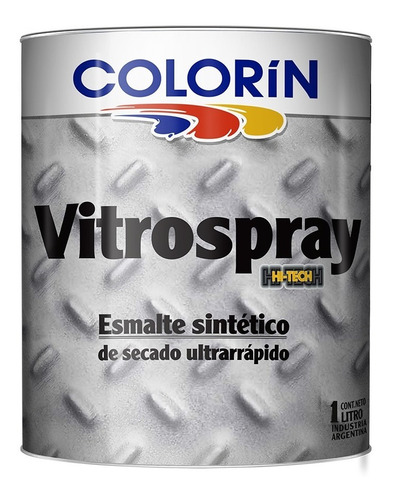 Vitrospray Negro-azul Bandera X 1 Lt. Esmalte Secado Rapido