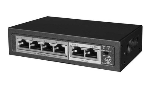 Imagen 1 de 10 de Switch 4 Puertos Glc C106-58w Poe 10/100 + 2p Rj45