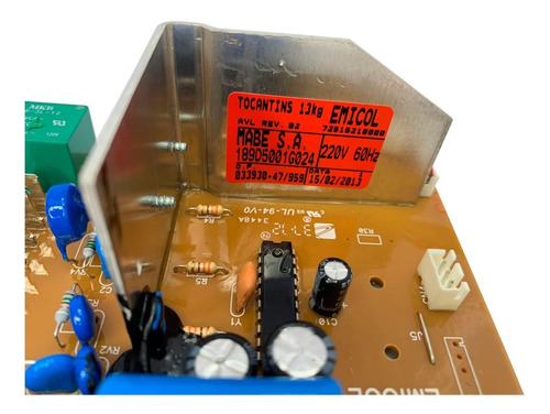 Placa Eletrônica Lavadora Mabe & Ge 13 Kg 220v 189d5001g024