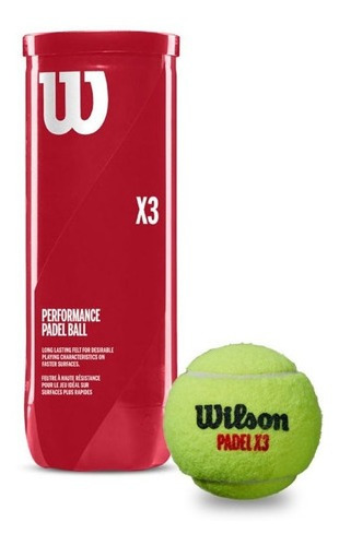 Tarro De Pelotas De Padel Wilson X3