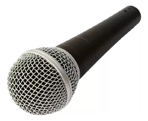 Microfone vocal profissional Sm-58 cor preta