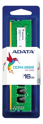 Memoria Ram Ddr4 16gb 2666 Mhz Adata Premier Udimm Intel Amd