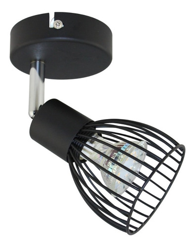 Aplique 1 Luz Red Deco Moderno Jaula Vintage Cuotas