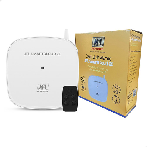 Central Smartcloud 20 + 3x Sensores Lz-530 + Sirene