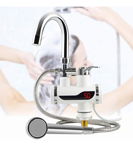 Aquecedor De Água Quente Instantâneo Com Chuveiro Embaixo