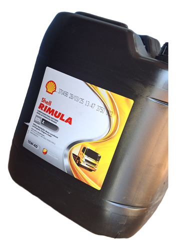 Óleo Shell Rimula Rt4x 15w40 Ci-4 - Balde 20l