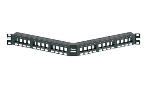 Panel De Parcheo Angulado Panduit Nkppa24fmy 24 Puertos 1u