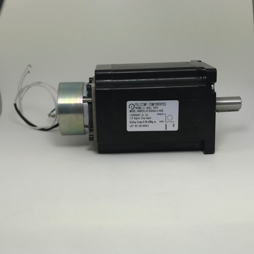 Imagem 2 de 3 de Motor De Passo Nema 34 - 85kgf.cm 4 Fios Com Freio