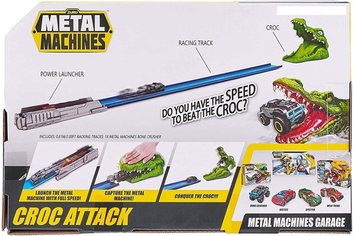 Imagen 2 de 5 de Pista De Auto Metal Machines Cocodrilo Original 6718