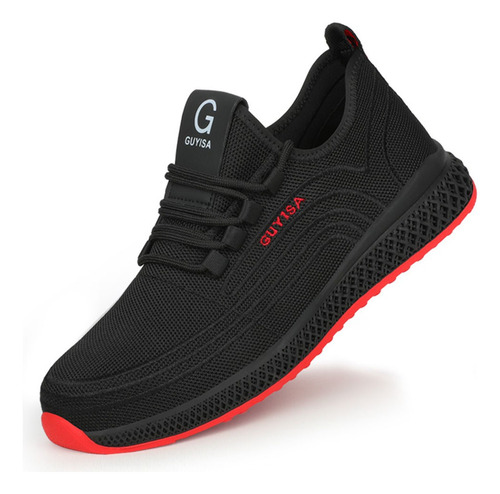 Zapatos Para Hombre, Botas De Ocio Con Puntera De Acero, Pun