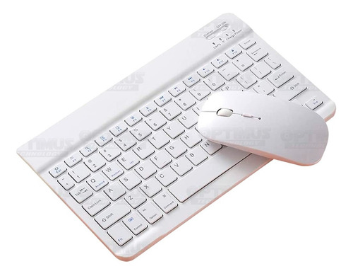 Kit Mouse Y Teclado Bluetooth Tablet - Pc - Celular