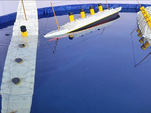 Navio Do Rms Olympic, 65 Cm, Flutua E Afunda