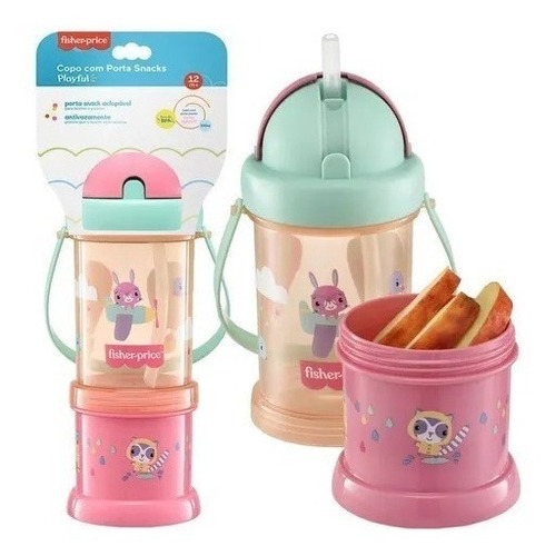 Vaso 2 En 1 Snack Fisher Price- Mvd Kids