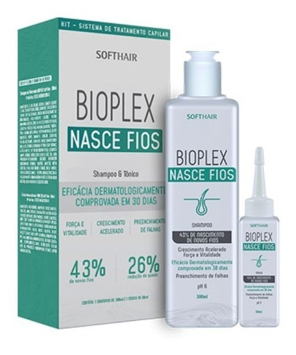 Softhair Kit Nasce Fios Sham. E Tônico Crescimento Antiqueda
