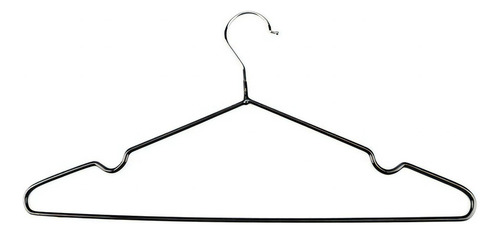 5 Cabides Aço Revestido Pvc Super Resistente 40x20cm