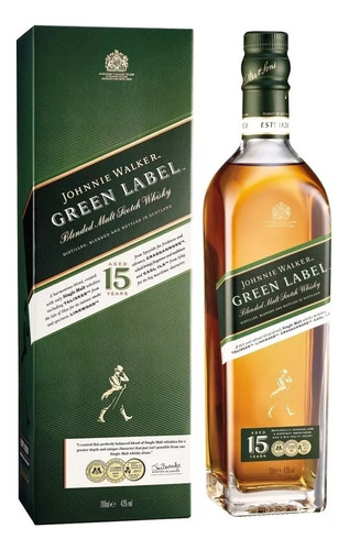 Whisky Johnnie Walker Green Label 750 Ml Original