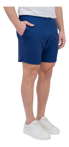 Short Masculino Curto Malha Canelada Opus