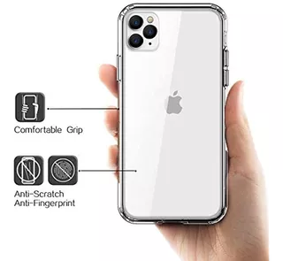 Mkeke Compatible Con Funda iPhone 11 Pro, Fundas Transparent