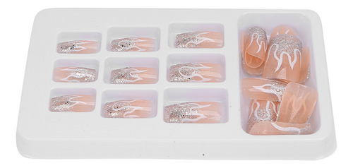Juego De Puntas De Uñas Postizas 24 Uds. Cubierta