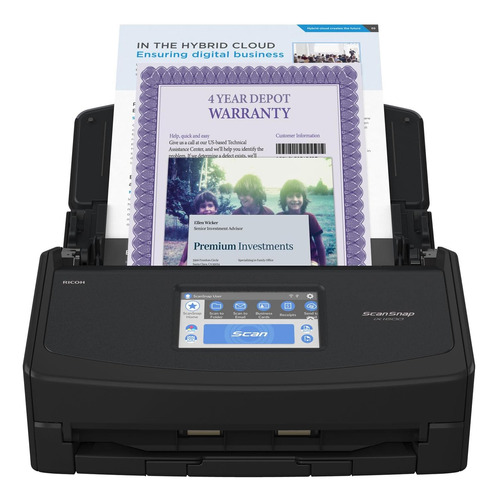 Scansnap Ix1600 Escáner De Documentos Dúplex En Color Premiu