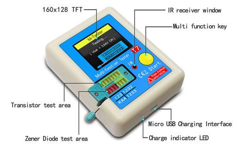 Resistência Lcr-t7 De Capacitância Total Do Testador De Tran