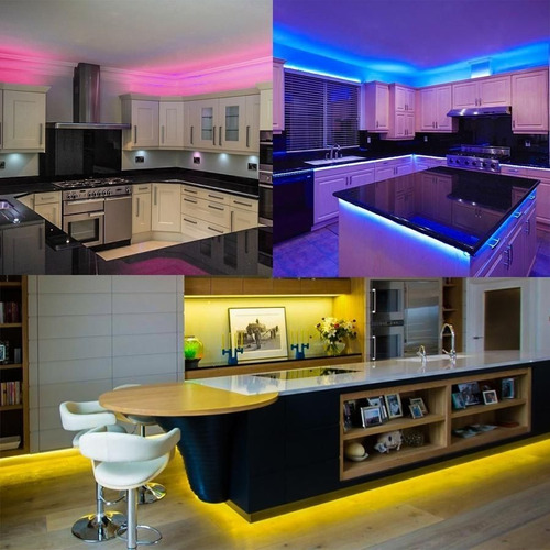 Cinta Rollo Tira Luces Led 5mt Multicolor +control Rgb Kit