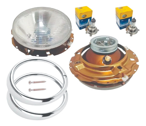 Faros Con Focos Hella Y Biceles Vw Combi 1.8 87-93