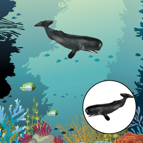 Figuras De Ballenas De Monstruo Marino, Modelo En Miniatura,